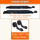 MeeFar Universal Car Soft Roof Rack Pads Luggage Carrier System for Kayak Surfboard SUP Canoe Include, 2 Tie Down Rope, 2 Quick Loop Strap