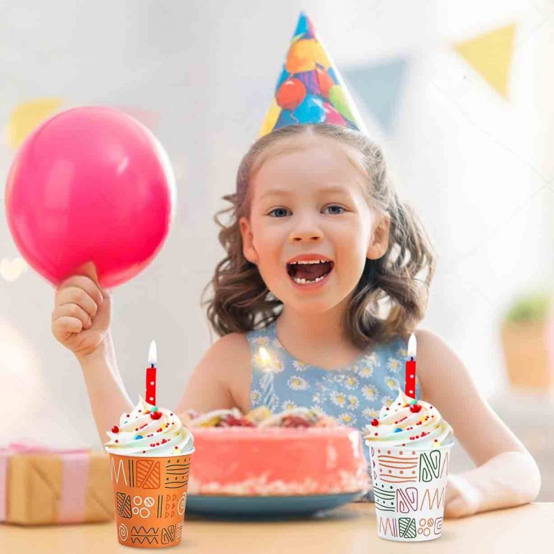 FIKSYK 500 Pack 5oz Colorful Disposable Paper Cups for Parties, Picnics, BBQs, Travel and Events in Toronto