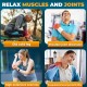 Cordless Heated Knee Brace Wrap for Pain Relief: Adjustable Heating Knee Pad for Knee Elbow Shoulder Arthritis