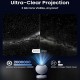 POCOCO Galaxy Star Projector for Bedroom with Replaceable Optical Film Discs, Home Planetarium Night Light Projector with High-Definition Soft Light for Relax, Study, and Meditate, Stress Relief Gifts