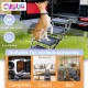 Dog Ramp for Car Truck and SUV Dog Stairs for Large Dogs Folding Pet Stairs with Non-Slip Rug Surface Supports Up to 250 lbs (5 Steps)