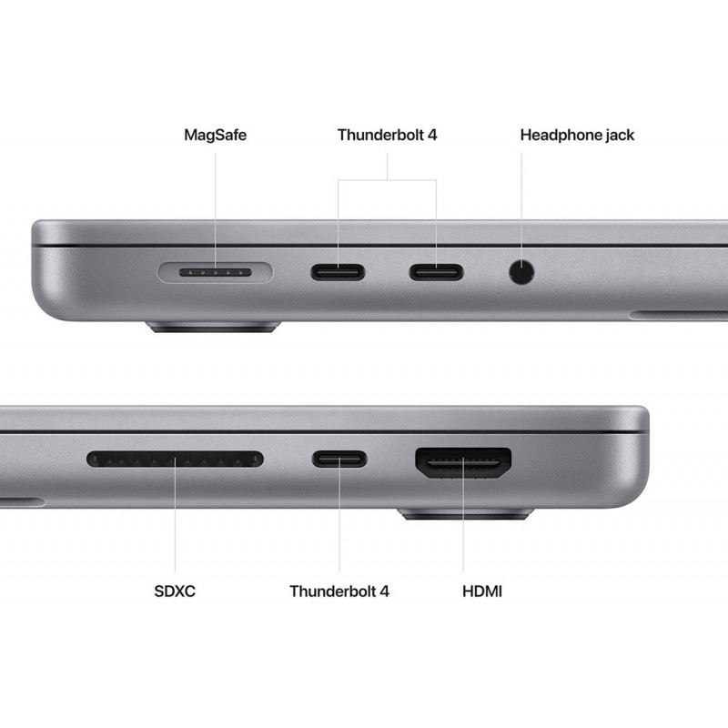 Ноутбук APPLE MacBook Pro 14" M2 Pro 16/1TB 2023 Space Grey MPHF3