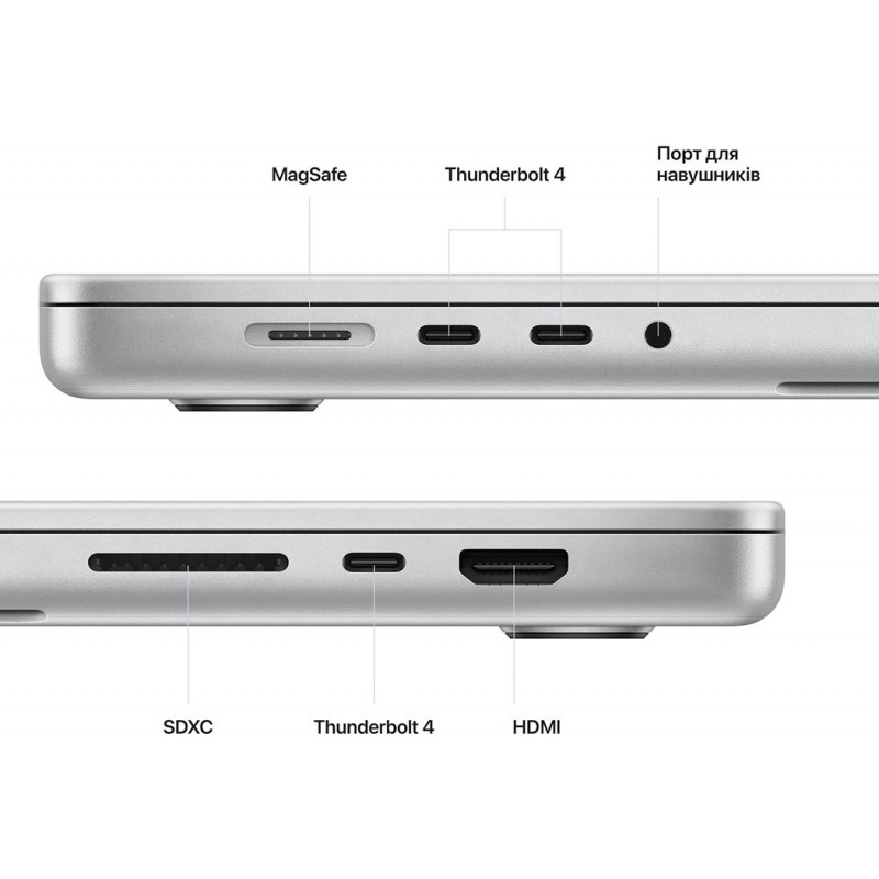 Ноутбук APPLE MacBook Pro 16" M2 Pro 16/512GB 2023 Silver MNWC3