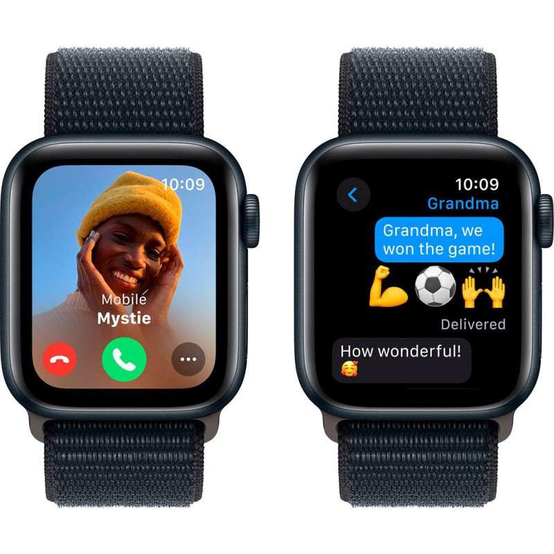 Смартгодинник Apple Watch SE GPS 40mm Midnight Aluminium Case with Midnight Sport Loop