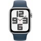 Смартгодинник Apple Watch SE GPS 44mm Silver Aluminium Case with Storm Blue Sport Band – M/L