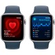 Смартгодинник Apple Watch SE GPS 44mm Silver Aluminium Case with Storm Blue Sport Band – M/L