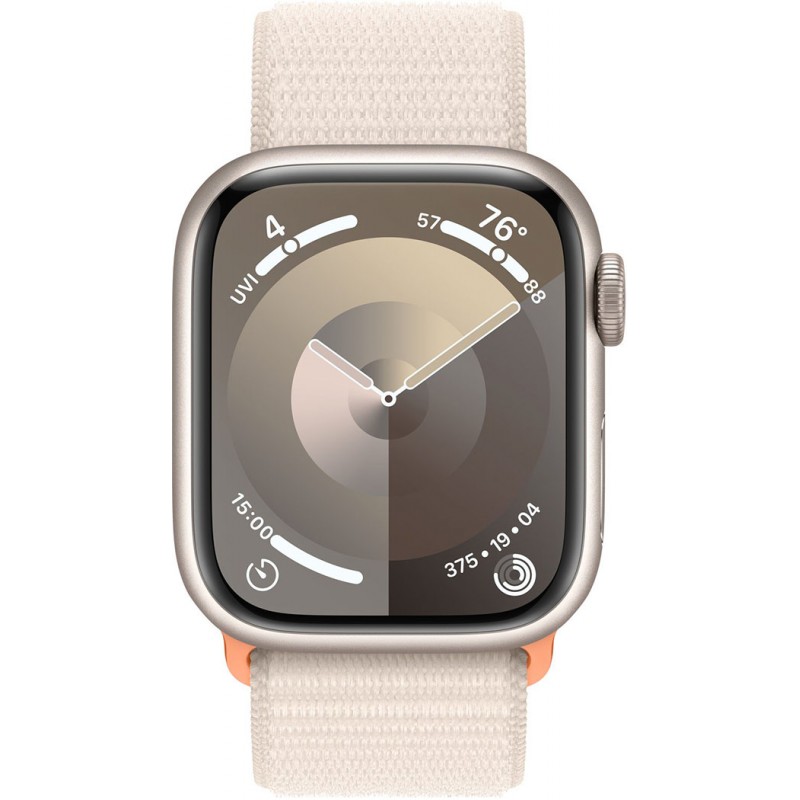 Смартгодинник Apple Watch Series 9 GPS 41mm Starlight Aluminium Case with Starlight Sport Loop
