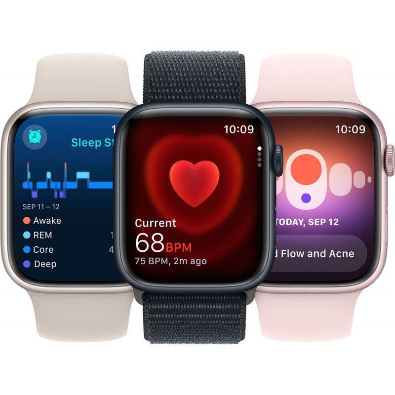 Смартгодинник Apple Watch Series 9 GPS 45mm RED Aluminium Case with RED Sport Band – M/L
