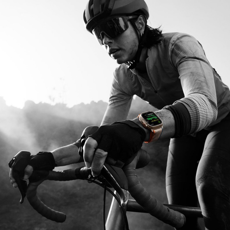 Смартгодинник Apple Watch Ultra 2 GPS + Cellular, 49mm Titanium Case with Olive Alpine Loop – Medium